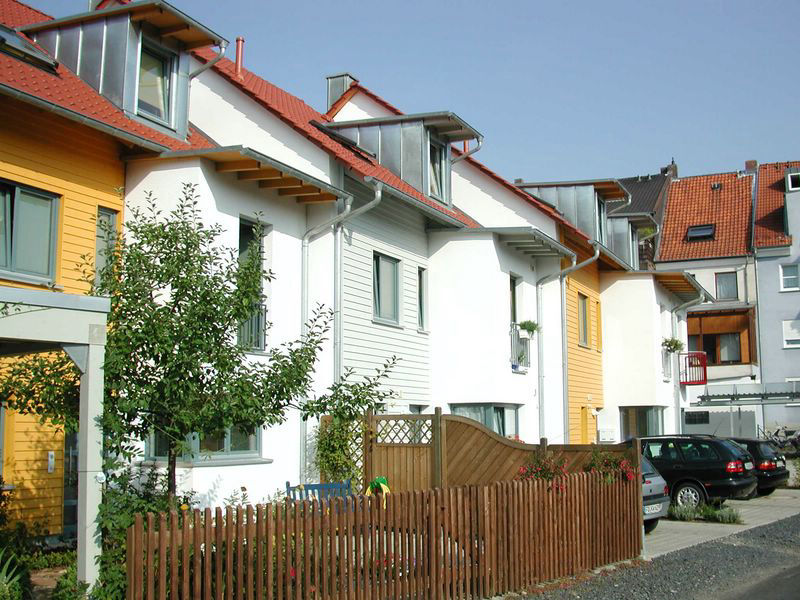 Neubau von  4 Stadthäusern in Fulda