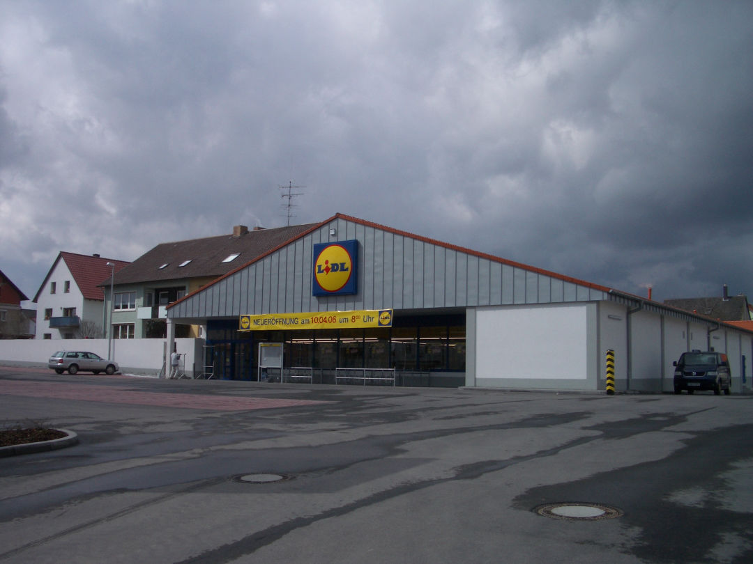Neubau eines Discountmarktes in Bergrheinfeld